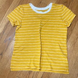 Old Navy, Women’s Size S, Yellow and White Striped Top.